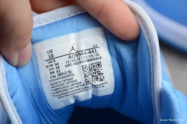 (W) Jordan UNC 1 Air AO9944-441 Low 0718